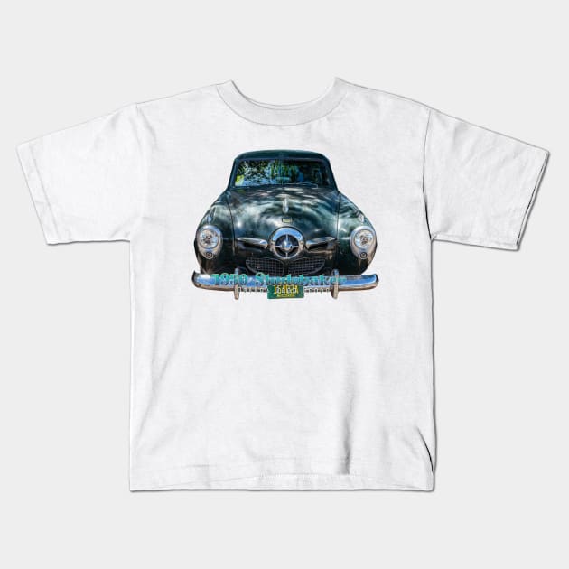 1950 Studebaker Bullet Nose Coupe Kids T-Shirt by Gestalt Imagery